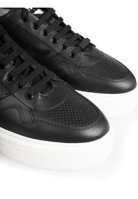 Baldinini Sneakersy | 097900XVIVI0000XXNBX | Mężczyzna | Czarny. Kolor: czarny. Materiał: skóra. Wzór: aplikacja
