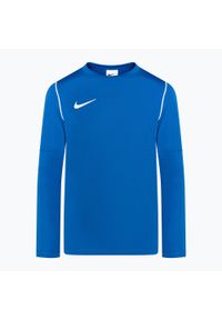 Bluza piłkarska dziecięca Nike Dri-FIT Park 20 Crew. Kolor: niebieski. Technologia: Dri-Fit (Nike). Sport: piłka nożna