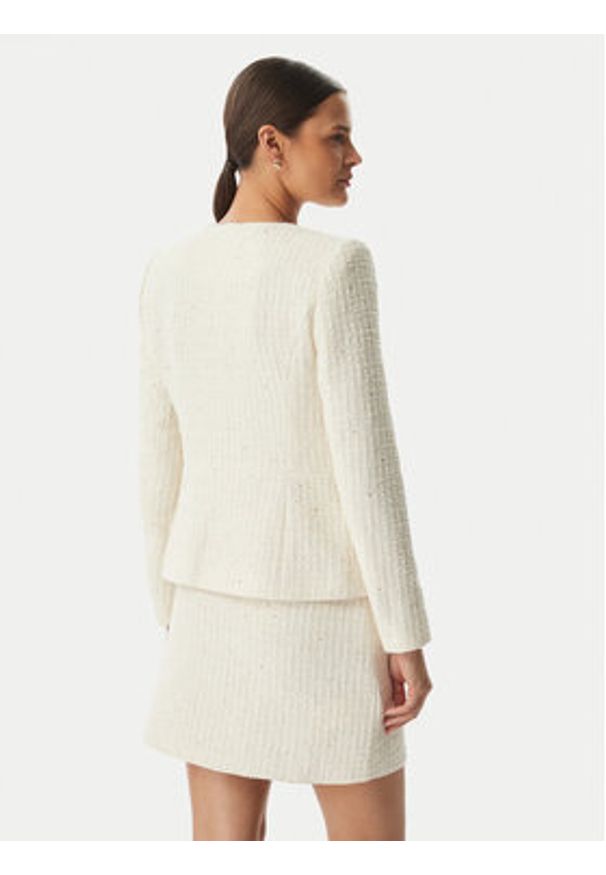 Rinascimento Marynarka CFC0128068003 Beżowy jasny Slim Fit. Kolor: beżowy. Materiał: syntetyk