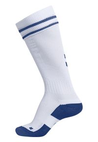 Getry piłkarskie dla dorosłych Hummel Element Football Sock. Kolor: biały, niebieski, wielokolorowy. Sport: piłka nożna