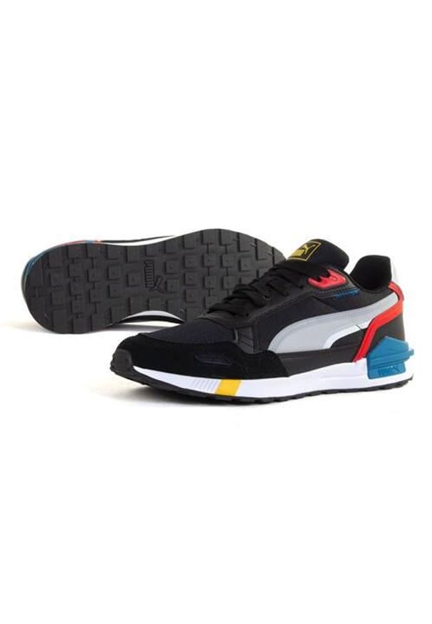 Buty do chodzenia męskie Puma Graviton Tera. Zapięcie: sznurówki. Kolor: czarny. Materiał: materiał, tkanina, syntetyk. Szerokość cholewki: normalna. Sport: turystyka piesza