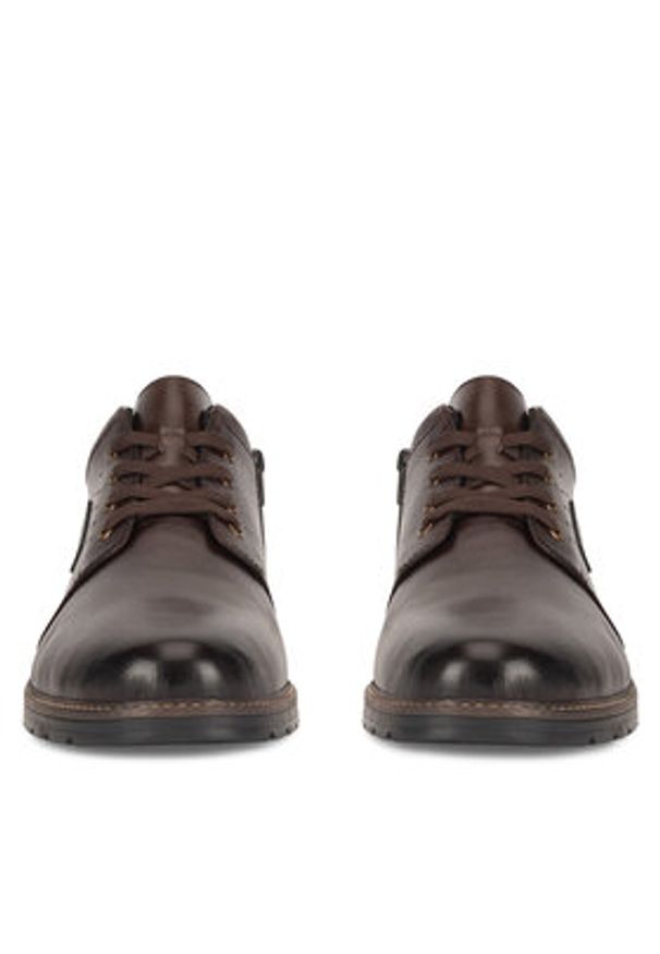 Rieker Półbuty 10511-25 Brązowy. Kolor: brązowy. Materiał: skóra