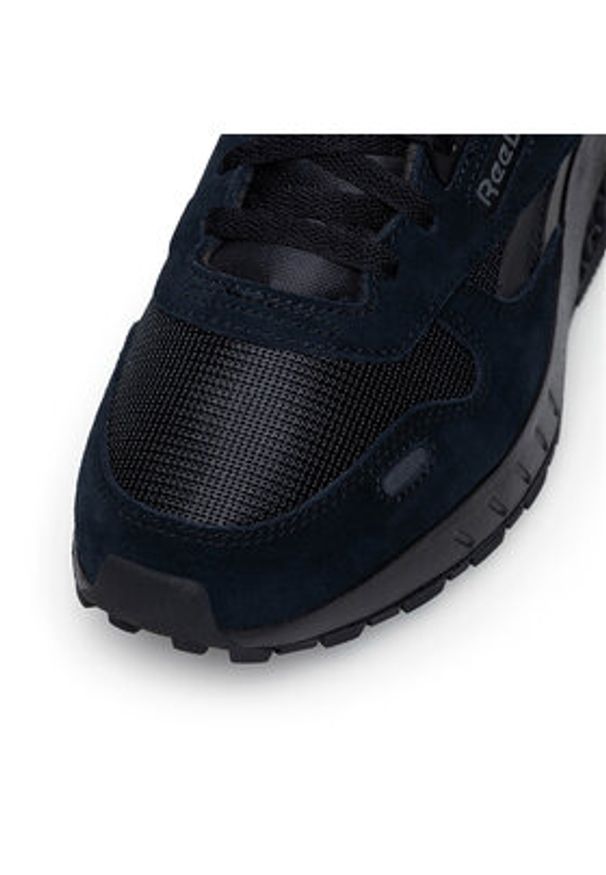 Reebok Sneakersy 100072415-W Czarny. Kolor: czarny. Materiał: skóra, zamsz