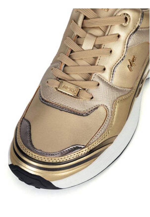 MEXX Sneakersy MI001009443W Złoty. Kolor: złoty. Materiał: skóra
