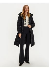 Elisabetta Franchi Płaszcz zimowy PI-71D-46E1-V700 Czarny Regular Fit. Kolor: czarny. Materiał: syntetyk. Sezon: zima