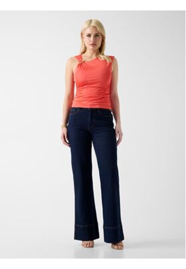 Marciano Guess Top 181915 Koralowy Classic Fit. Kolor: pomarańczowy