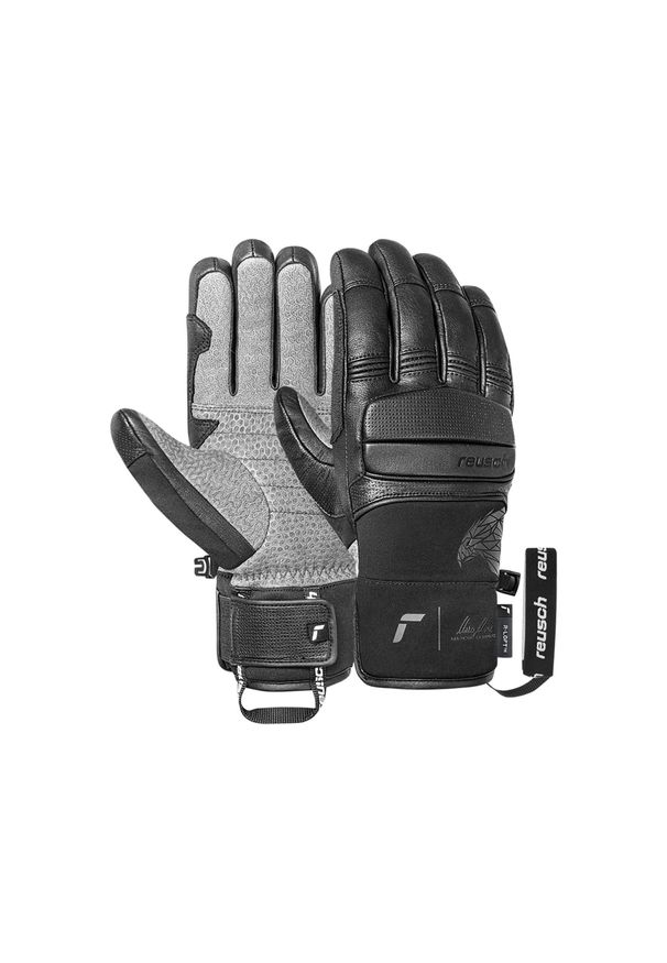 Reusch - Rękawice Marco Schwarz. Kolor: czarny. Sezon: zima. Sport: narciarstwo