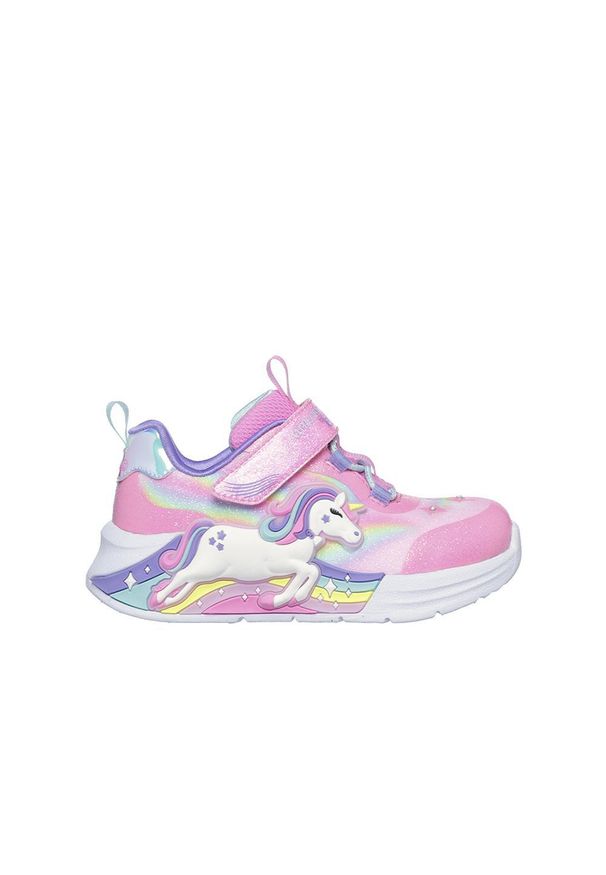 skechers - Buty dziecięce Skechers Unicorn Chaser. Kolor: różowy. Model: Skechers Sport. Sport: turystyka piesza