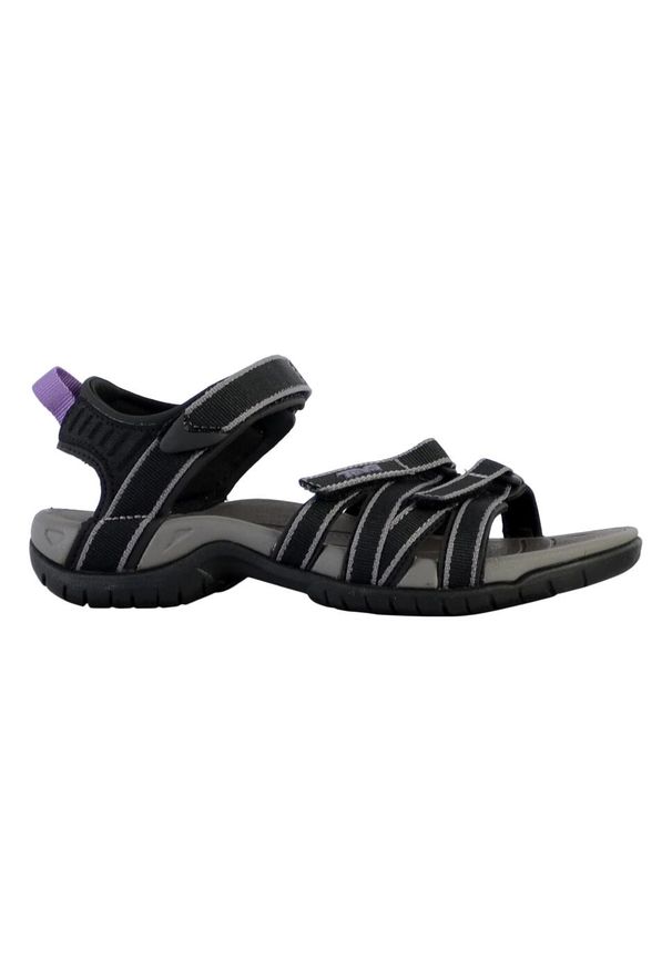 Buty do chodzenia damskie Teva Tirra. Zapięcie: rzepy. Kolor: czarny. Materiał: materiał. Sport: turystyka piesza