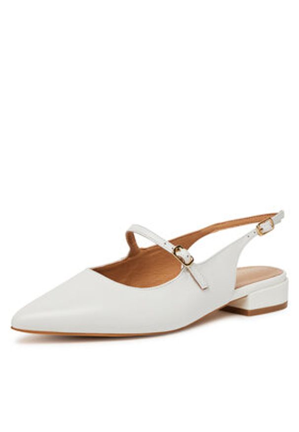 Sergio Bardi Sandały WYL4078-1Z-SB Biały. Kolor: biały. Materiał: skóra