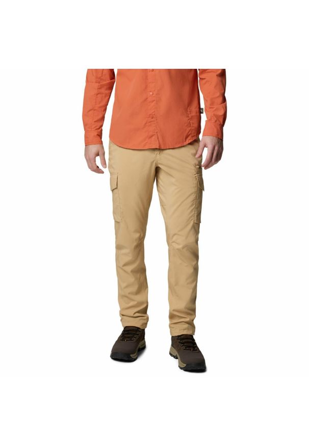 columbia - Spodnie trekkingowe z filtrem UV męskie Columbia Skien Valley Pant. Kolor: beżowy