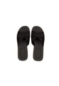 Klapki Azaleia Lucia Soft Comfy Tam Black 198033, Czarny, Materiał. Okazja: na co dzień. Kolor: czarny. Materiał: tkanina. Styl: casual