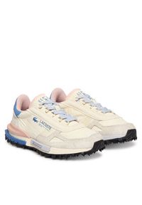 Lacoste Sneakersy Elite Active 51SFA0055 Écru. Kolor: kremowy. Materiał: zamsz, skóra #5