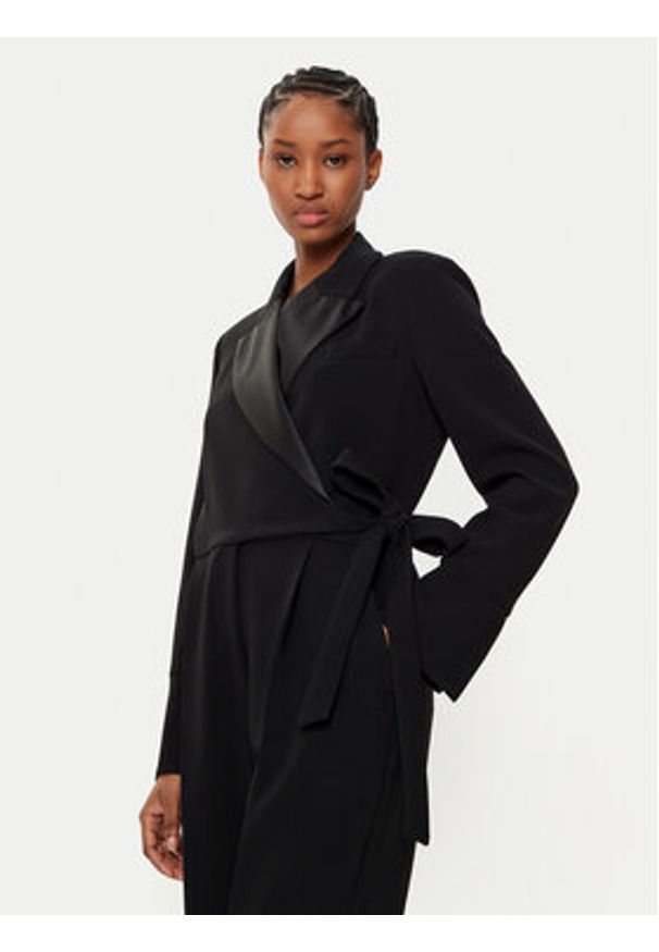 Weekend Max Mara Kombinezon Baviera 2515241021 Czarny Straight Fit. Kolor: czarny. Materiał: syntetyk