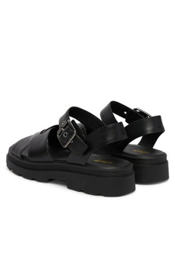 Clarks Sandały Orinoco3 Cross 26186091 Czarny. Kolor: czarny. Materiał: skóra