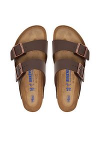 Birkenstock Klapki Arizona Sfb 451161 Brązowy. Kolor: brązowy. Materiał: skóra #6