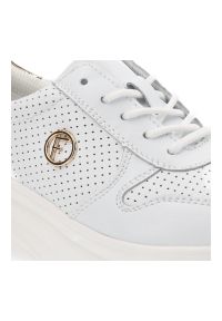 Białe Sneakersy Filippo Modne Obuwie Damskie. Kolor: biały #5