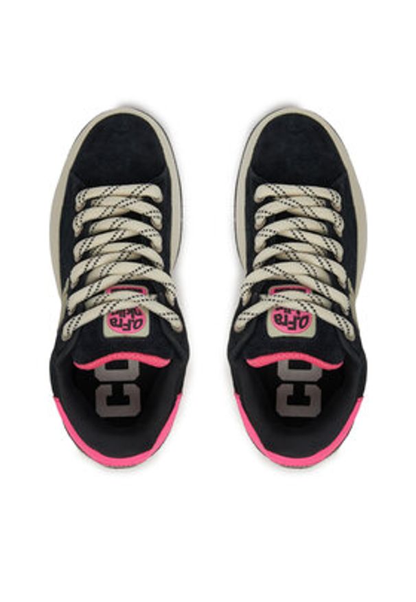D.Franklin Sneakersy DFSH402001 Czarny. Kolor: czarny. Materiał: zamsz, skóra