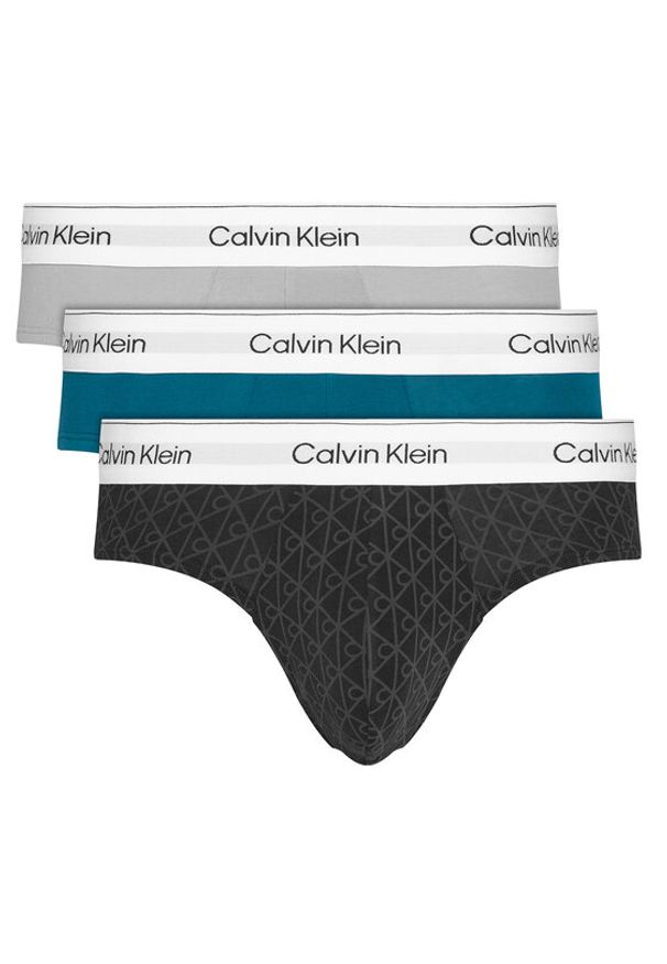 Calvin Klein Underwear Komplet slipów LV00NB4563 Kolorowy. Materiał: bawełna. Wzór: kolorowy