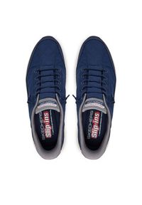 skechers - Skechers Sneakersy Slip-Ins: Contour Foam - Cozy Fit 232619/NVGY Granatowy. Kolor: niebieski. Materiał: materiał #2