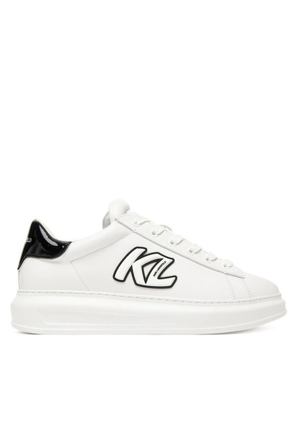 Karl Lagerfeld - KARL LAGERFELD Sneakersy KL52535A Biały. Kolor: biały. Materiał: skóra