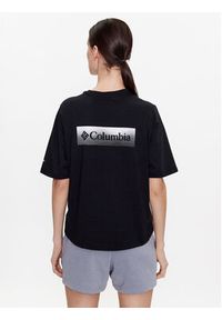 columbia - Columbia T-Shirt North Casades 1992085 Czarny Relaxed Fit. Kolor: czarny. Materiał: bawełna
