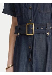 Marciano Guess Sukienka koszulowa G6GK60 D1056 Granatowy Classic Fit. Kolor: niebieski. Materiał: lyocell. Typ sukienki: koszulowe #3
