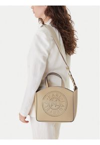 Karl Lagerfeld - KARL LAGERFELD Torebka A1W30058 Beżowy. Kolor: beżowy. Materiał: skórzane #1
