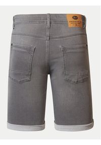 Petrol Industries Szorty jeansowe M-1040-SHO001 Szary Slim Fit. Kolor: szary. Materiał: bawełna #2