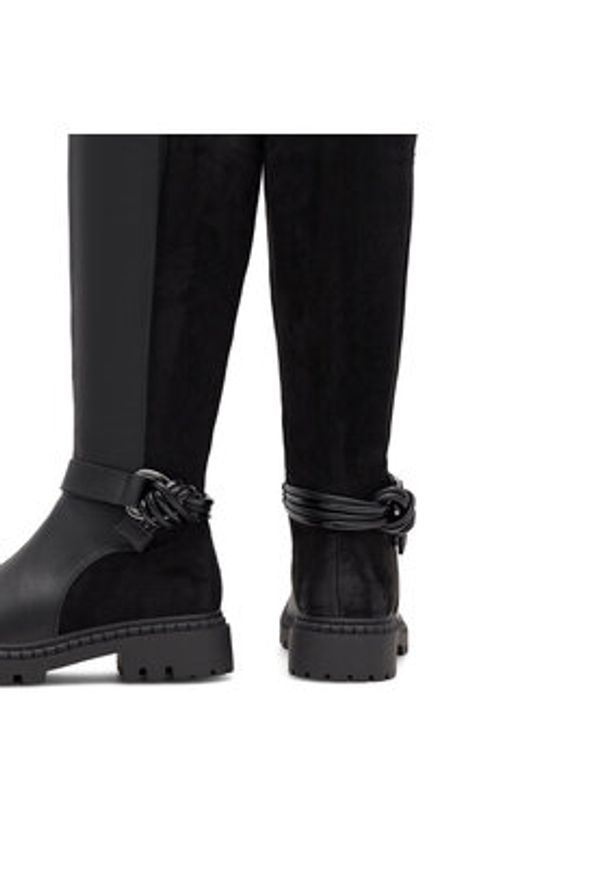 Clara Barson Kozaki DIANA SWS6102-06 Czarny. Kolor: czarny. Materiał: materiał