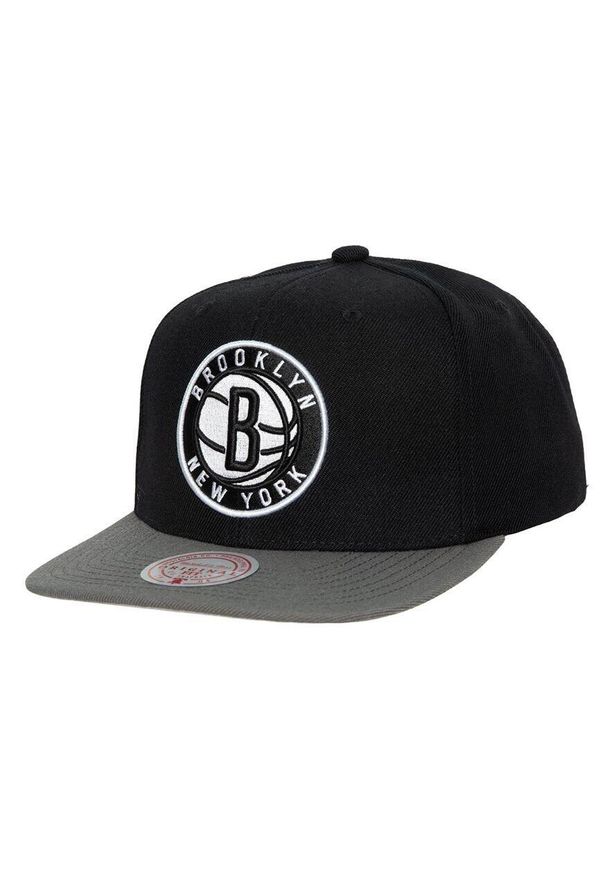 Czapka z daszkiem męska do koszykówki Mitchell & Ness NBA Brooklyn Nets czarna. Kolor: czarny