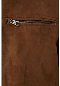 Only & Sons kurtka męska kolor brązowy przejściowa. Okazja: na co dzień. Kolor: brązowy. Materiał: materiał. Wzór: gładki. Styl: casual #2