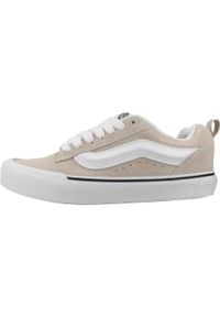 Tenisówki Vans Model Knu Skool Kolor Jasnobrązowy. Okazja: na co dzień. Kolor: brązowy, wielokolorowy, beżowy. Materiał: tkanina, skóra