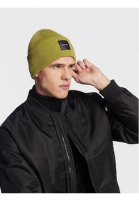 Calvin Klein Czapka K50K509682 Zielony. Kolor: zielony. Materiał: materiał, bawełna