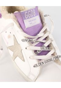 GOLDEN GOOSE - Sneakersy Superstar z ociepleniem. Kolor: biały. Materiał: guma. Szerokość cholewki: normalna. Wzór: aplikacja #4