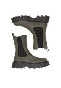 Juicy Couture Sztyblety HY58105-1 Khaki. Kolor: brązowy. Materiał: materiał #3