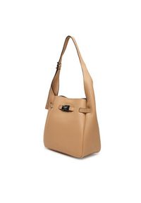 DKNY Torebka R52CAK42 Brązowy. Kolor: brązowy. Materiał: skórzane