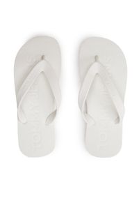 Tommy Jeans Japonki Tjw Logo Flip Flop EN0EN02447 Écru. Materiał: syntetyk