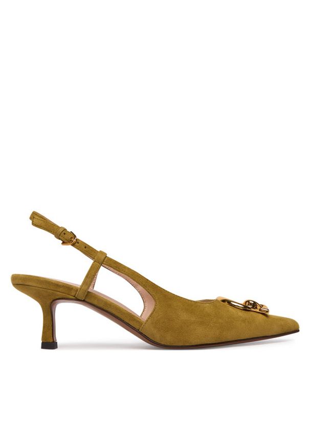 Coccinelle Czółenka C-Me E4 SB2 21 01 01 Zielony. Kolor: zielony. Materiał: zamsz, skóra