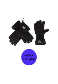 HEAT KEEPER - Rękawiczki snowboardowe Pro Uniseks 4 pary. Kolor: czarny. Materiał: poliamid. Sezon: zima. Sport: snowboard