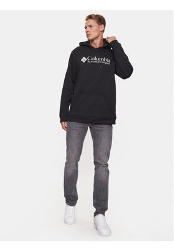 columbia - Columbia Bluza CSC Basic Logo™ II Hoodie 1681664 Czarny Regular Fit. Kolor: czarny. Materiał: bawełna