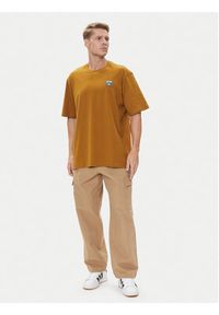 Adidas - adidas T-Shirt Wabash JW0160 Brązowy Loose Fit. Kolor: brązowy. Materiał: bawełna #3