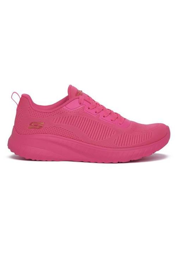skechers - Buty do chodzenia damskie Skechers Npnk Bobs Squad. Kolor: różowy. Materiał: materiał, syntetyk. Szerokość cholewki: normalna. Sport: turystyka piesza