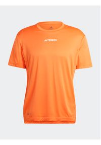 Adidas - adidas T-Shirt Terrex Multi T-Shirt HZ6259 Pomarańczowy Regular Fit. Kolor: pomarańczowy. Materiał: syntetyk #6