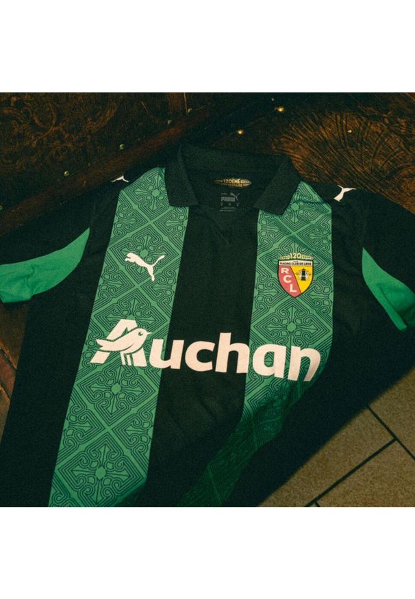 Koszulka piłkarska Puma RC Lens 24/25 wyjazdowa. Materiał: materiał. Sport: piłka nożna