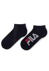 Fila Zestaw 2 par niskich skarpet unisex Calza Invisibile F9199 Granatowy. Kolor: niebieski. Materiał: materiał