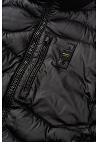 Blauer USA - BLAUER Czarna kurtka męska Daniel Short Jackets, Rozmiar L. Kolor: czarny. Materiał: poliamid #3