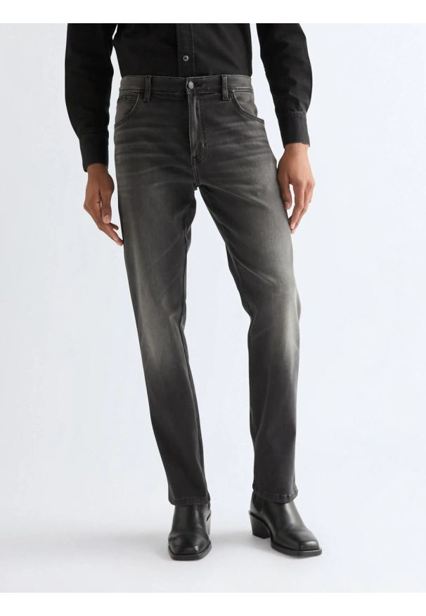 Wrangler - MESKIE SPODNIE WRANGLER TEXAS RAVEN ASH 112377805