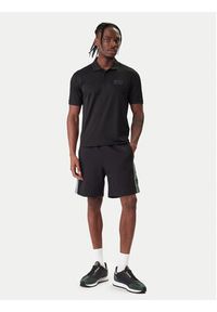 EA7 Emporio Armani Polo 7M001359 AF13862 UC001 Czarny Slim Fit. Typ kołnierza: polo. Kolor: czarny. Materiał: syntetyk #2