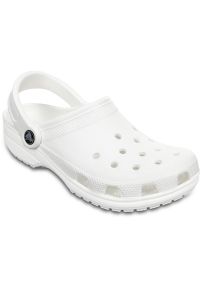 Japonki Crocs Classic, Dla obu płci. Okazja: na plażę, na co dzień. Kolor: biały. Materiał: materiał, syntetyk. Sezon: lato. Styl: elegancki, casual, sportowy #1